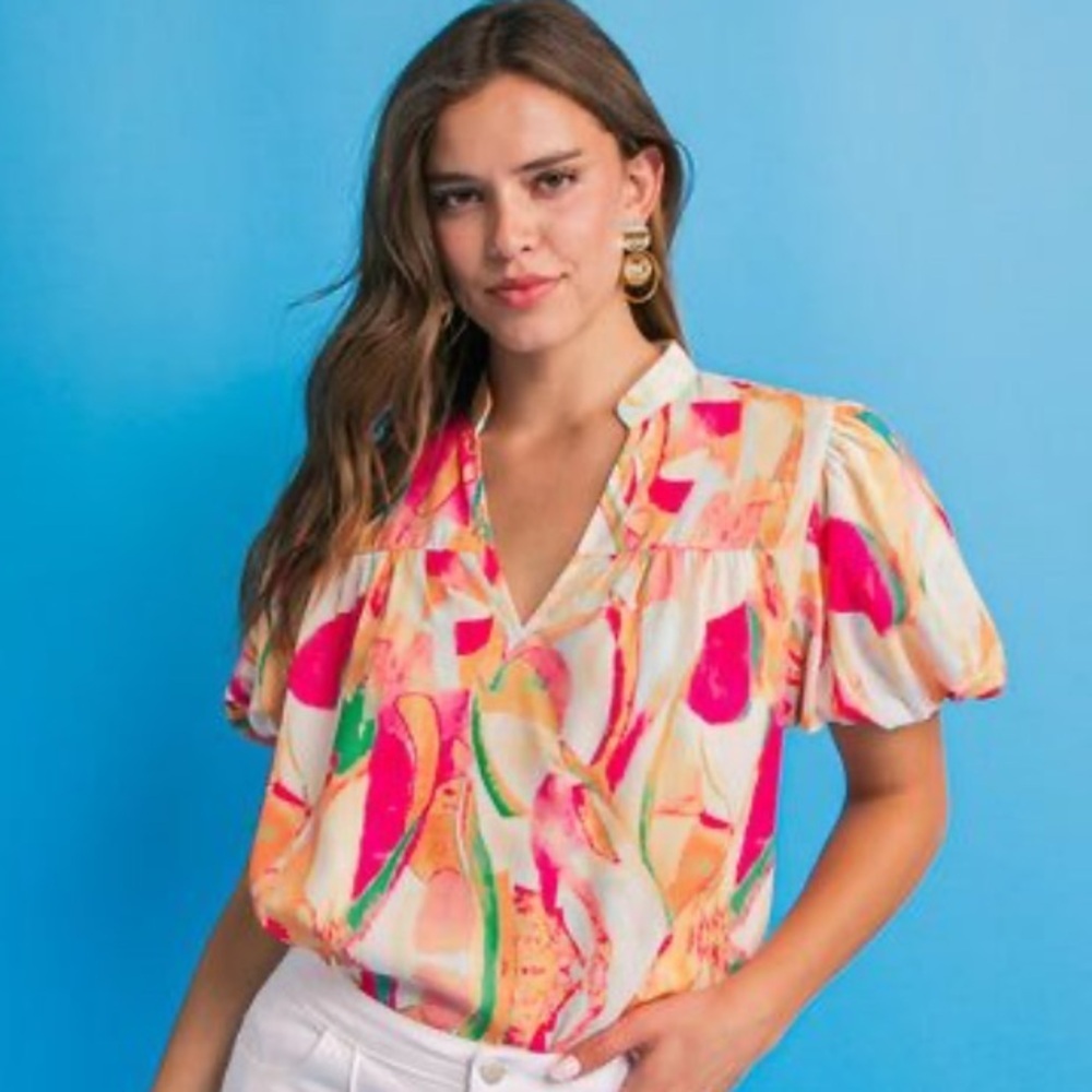 Flying Tomato Lean On Me Blouse - Picture 1 of 6